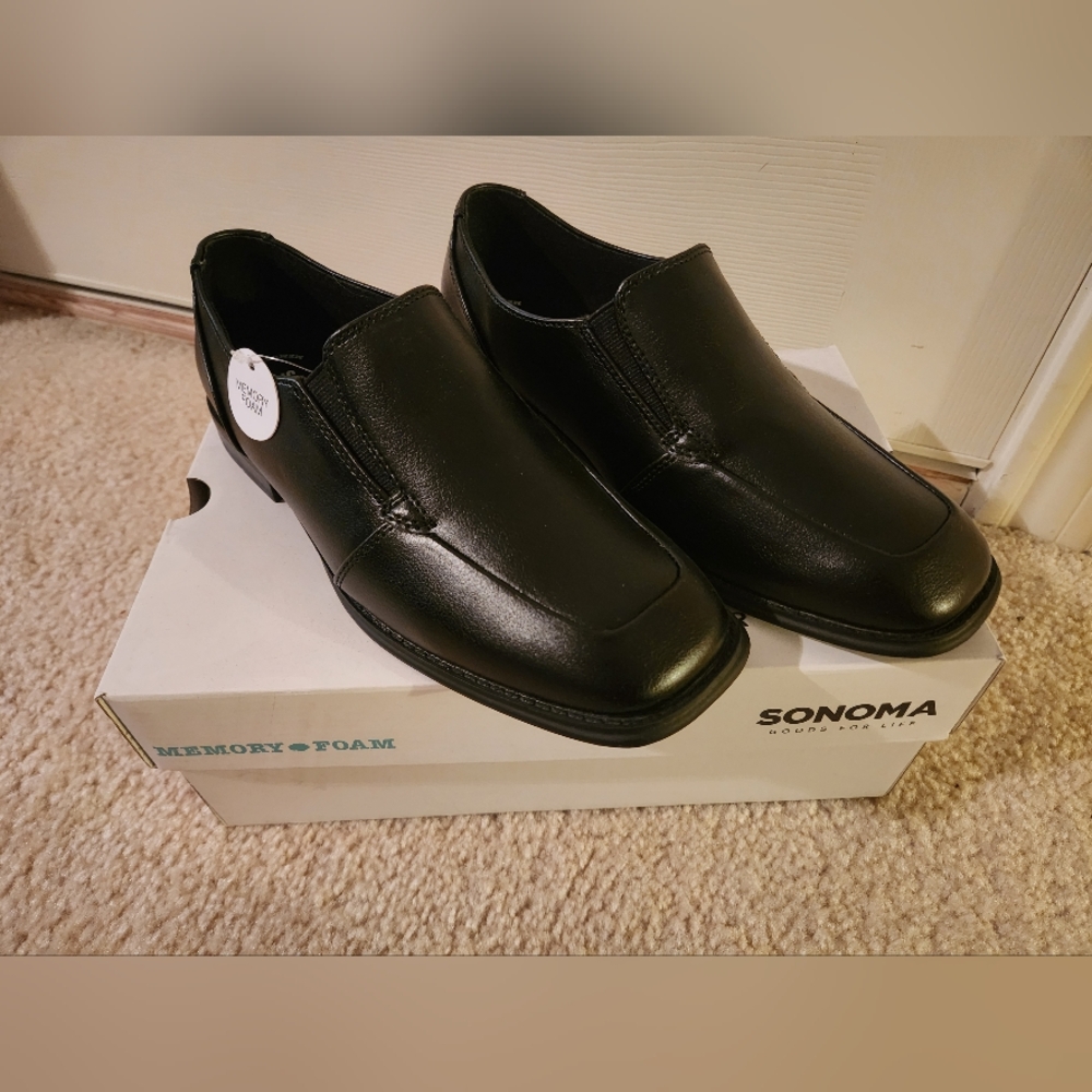 Sonoma Boys Black Slip-On Shoes
